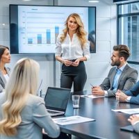 A business meeting _ Premium AI-generated image